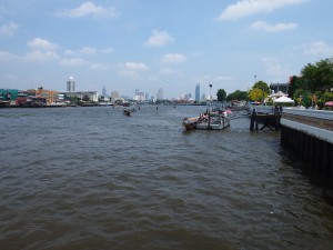 City behind River          